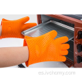 Guantes de horno resistente al calor de silicona de cocina